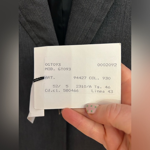 Costume National NWT Women's Sophisticated Charcoal Blazer  minimalist neutral - Picture 7 of 11